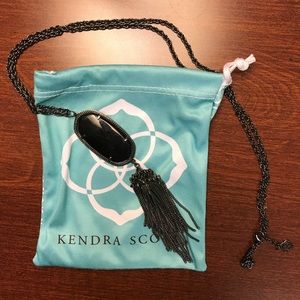 Kendra Scott Rayne Gunmetal Necklace